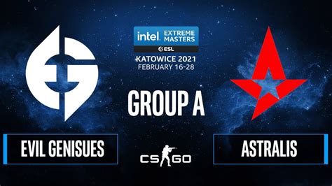 CS GO Astralis Vs Evil Geniuses Dust2 Map 2 IEM Katowice 2021