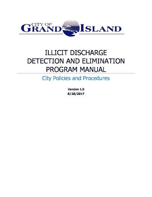 Fillable Online Illicit Discharge Fax Email Print Pdffiller