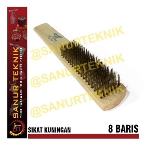 Jual Eagle Sikat Kawat Kuningan 8 Baris Pembersih Karat Brass Wire