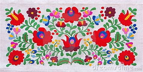 Colorful Embroidery Hungarian Embroidery Crewel Embroidery