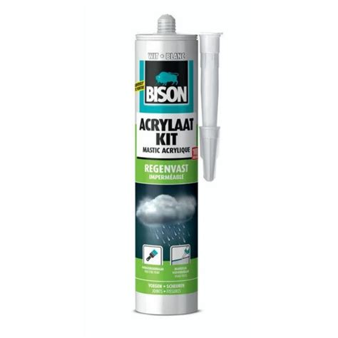 Bison Acrylaatkit Regenvast 300ml Wit Tape Deal