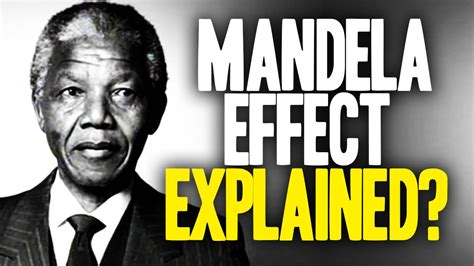 What Is The Mandela Effect Scientist Provides Clues… Mandela Effects