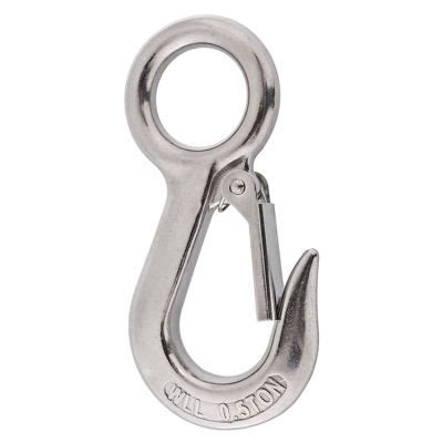 China Stainless Steel Swivel Type Eye Slip Cargo Lifting Hook With