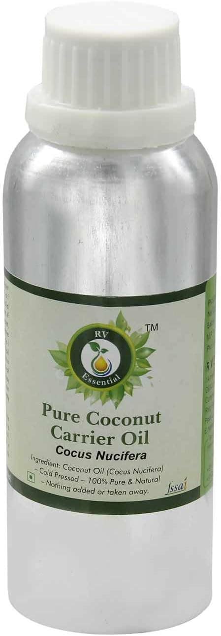 R V Essential Pur Coconut Porteur Huile 300ml 10oz Cocus Nucifera