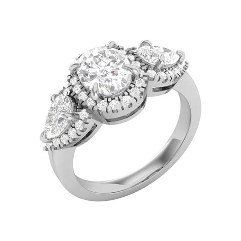 Oval And Pear Trilogy Ring Temple Grace NZ