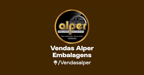 Vendas Alper Embalagens Instagram Facebook Linktree