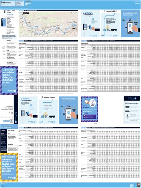 Paris Bus Express 91.10 Timetables Via Eutouring | PDF