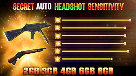 Secret Auto Headshot Sensitivity Setting😱😱 100 Working Settings For