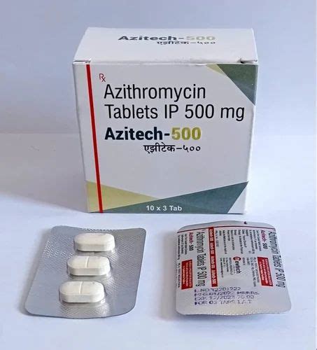 Azithromycin 500 Mg Tablets At Rs 152strip Of 3 Tablets Antibiotics