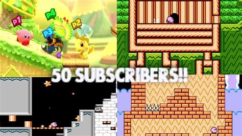 50 Subscriber Special Kirby Dream Crafter More Of My Levels Youtube