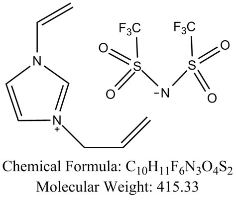 1 烯丙基 3 乙烯基咪唑双（三氟甲烷磺酰）亚胺盐 中科院兰州化物所离子液体