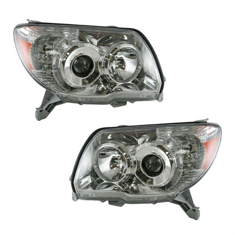 Headlights Headlamps Left Right Pair Set New For Toyota Runner