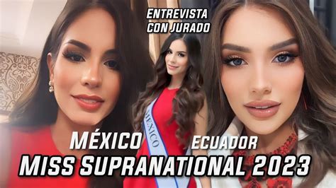 Miss Supranational M Xico Y Ecuador Dan Primeras Impresiones De