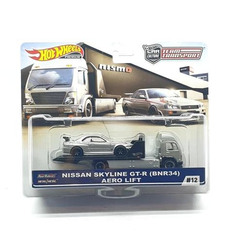 Jual Barang Terlaris Hot Wheels Team Transport Nissan Skyline Gt R Bnr Aero Lift Packing