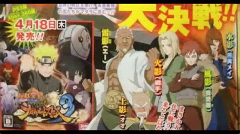 New Scan Naruto Shippuden Ultimate Ninja Strom 3 Madara Vs 5 Kages