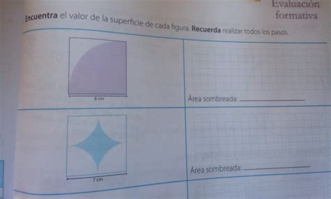 3 Encuentra El Valor De La Superficie De Cada Figura Recuerda Realizar