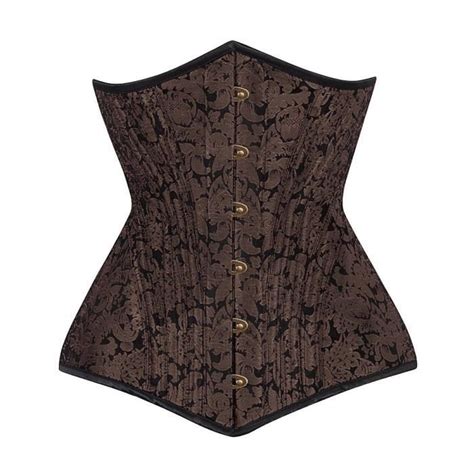 Serre Taille Corset Noir Et Marron Steampunk Gothique Xxxxl Noir