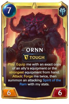 Ornn :: Legends of Runeterra Card :: RuneterraFire