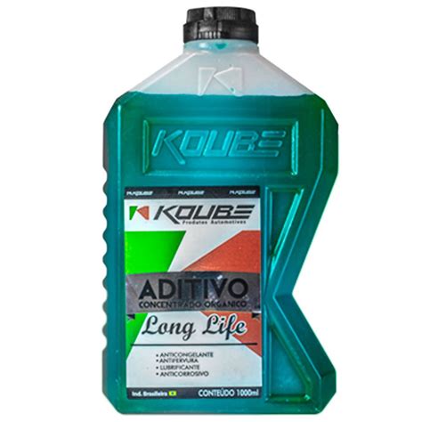 Aditivo para Radiador Concentrado Orgânico Long Life Verde 1L KOUBE 1038