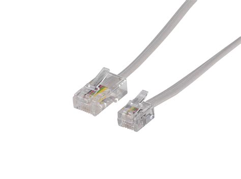 DYNAMIX 3m RJ12 to RJ45 Cable - 4C All pins connected crossed - Colour ...
