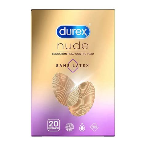 Durex Nude Sans Latex Pr Servatif Bo Te De Pharmacie Bastille