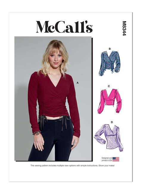 McCall S 8344 Misses Knit Top