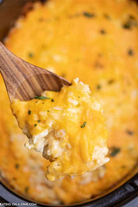 Crockpot Cheesy Potatoes Crock Pot Cheesy Potato Recipe