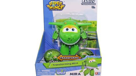 Super Wings Mini Airplane Robot Mira Paul Bello Baby Toys Action ...