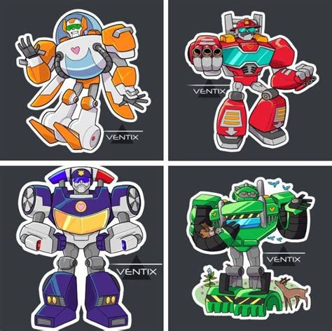 Rescue bots stickers by ventixart on Tumblr | Transformers rescue bots ...