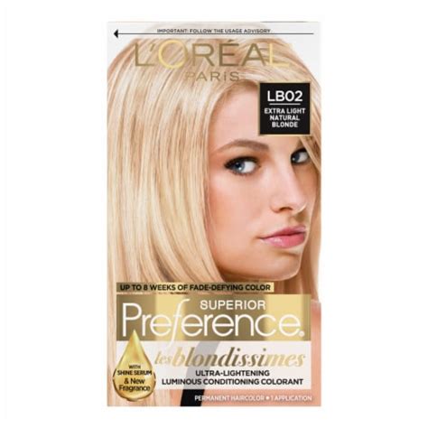 L'Oreal Paris Preference Les Blondissimes Permanent Hair Color LB02 ...