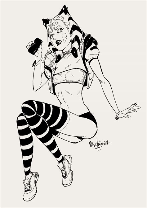 Ahsoka Tano 01 Daily By Disclaimer Hentai Foundry