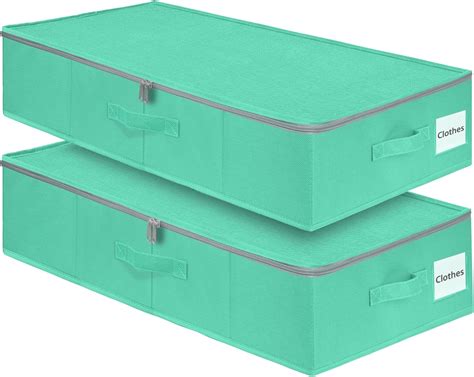 Punemi 2 Pack Under Bed Storage Containers 6 7 Inches Tall