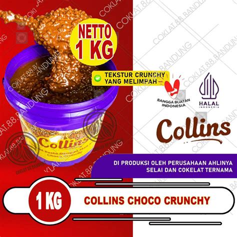 Jual Collins Choco Crunchy Kg Selai Coklat Collins Kg Selai