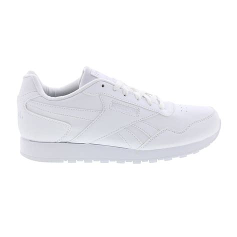 Reebok Classic Harman Run S Mens White Leather Lifestyle Sneakers Shoe Ruze Shoes