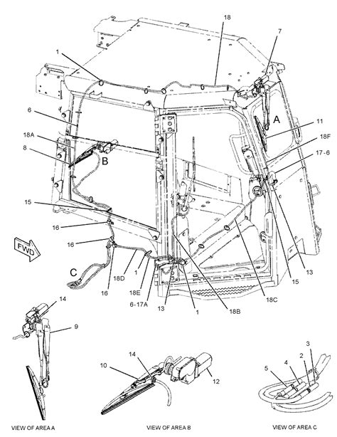 247 6504 WIPER GP WINDOW S N NCF1 UP PART OF 240 6233 CAB GP Type 2 AN