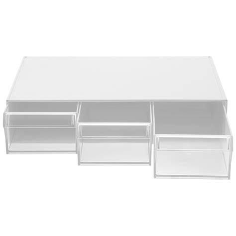 Durable Desk Storage Organizer Plastic Desktop Drawers Organizer Office