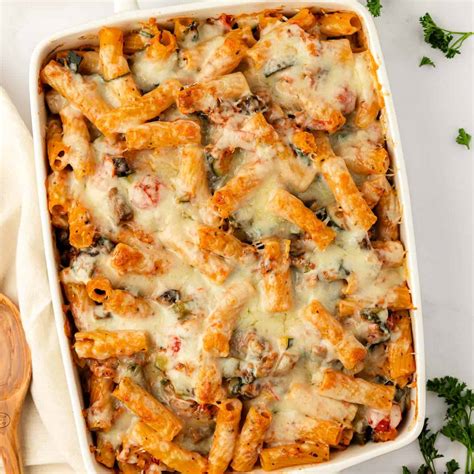 Veggie Lovers Rigatoni Recipe Build Your Bite