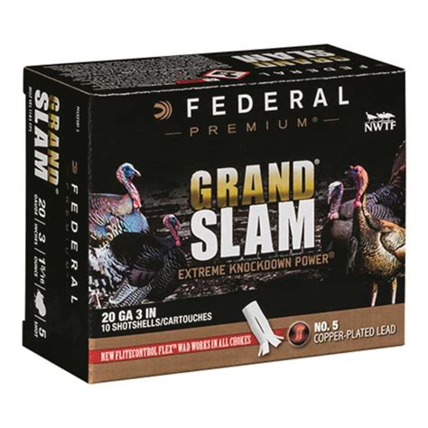 Federal Premium Grand Slam Gauge Shot Shells Copper Plated