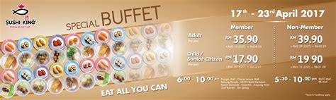 下周的晚餐有着落咯！sushi King Buffet 只需rm3590 让你吃到撑！ 铁饭网 Ricebowlmy