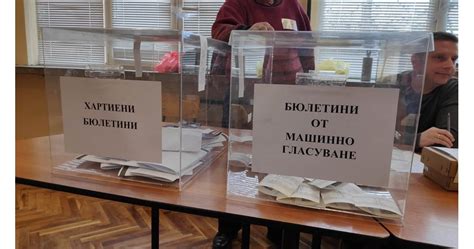 Вижте как се разпредели вотът по области у нас