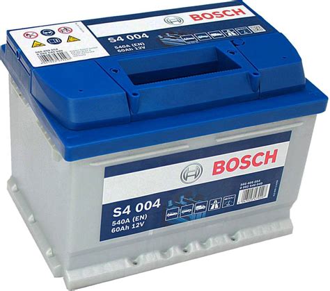 S4 004 Bosch Car Battery 12V 60Ah Type 075 S4004 Car Batteries