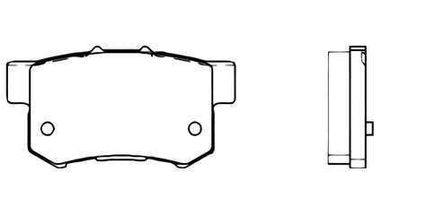 Balata Semi Metalica Delantera Acura Rdx Awd Acura Tl