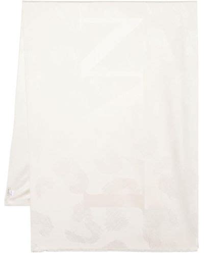 White Lanvin Scarves And Mufflers For Women Lyst