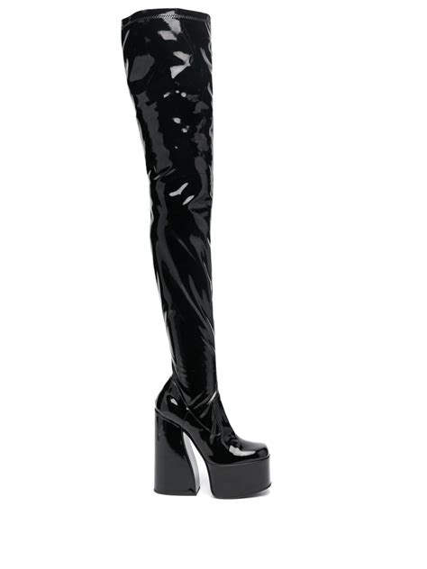 Le Silla Nikki 170mm Patent Thigh High Boots Farfetch