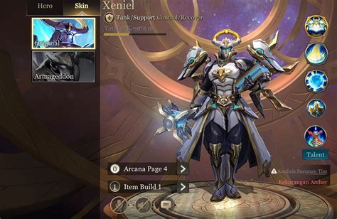 Guide Xeniel Arena Of Valor Sang Commander Of Holy Hall Dengan