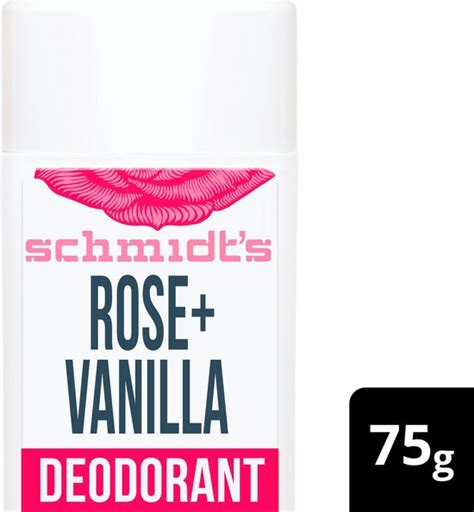 Schmidt S Rose Vanilla Natural Deodorant Stick G Bol