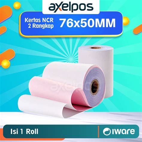 jual axelpos kertas struk hvs ncr  ply  rangkap xmm