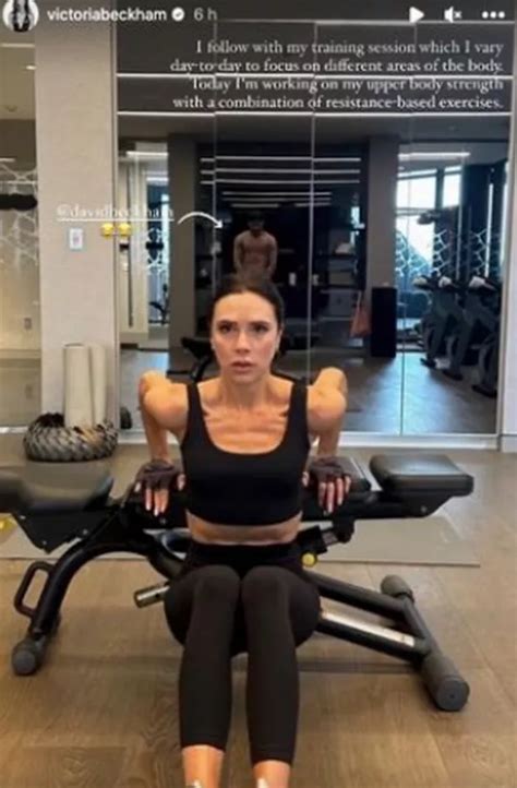 Naked David Beckham Spotted In Mirror As Victoria Shows Off Muscles In