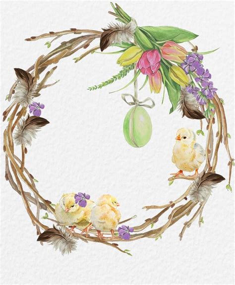 Watercolor Easter Watercolor Easter Clipart Watercolor Easter Egg