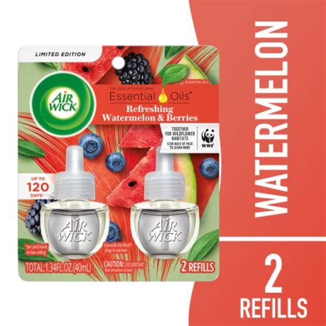 Air Wick Scented Oil Refill Plug In Air Freshener Fresh Watermelon